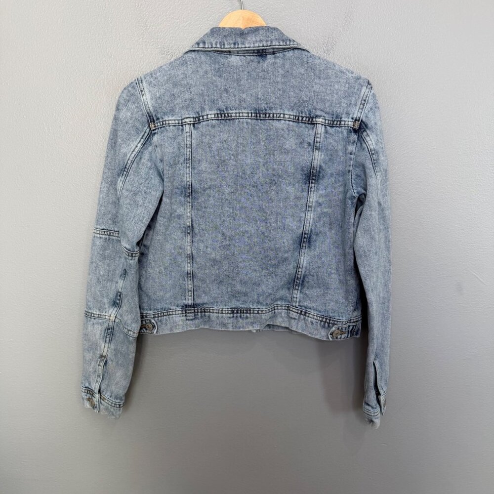FREE PEOPLE rumors denim jacket size S - Picture 8 of 9